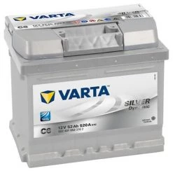Batterie De Démarrage Varta Silver Dynamic L1B C6 12V 52Ah / 520A 552401052