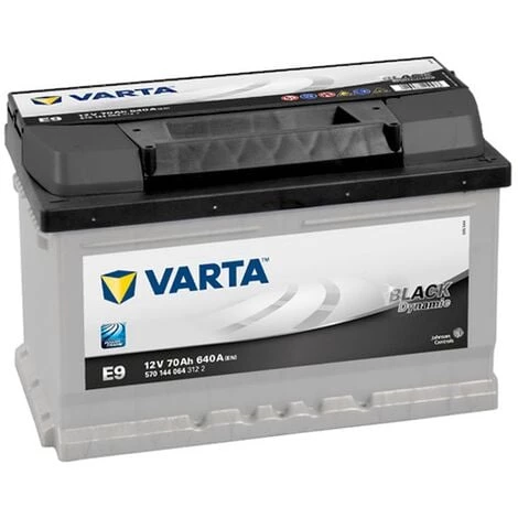 Batterie De Démarrage Varta Black Dynamic LB3 E9 12V 70Ah / 640A 1 Batterie De Démarrage Varta Black Dynamic LB3 E9 12V 70Ah / 640A