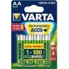 VARTA Pile Accu Power, Modèle : Mignon / AA / LR06, Contenu Du Paquet 4 Pièces, Tension 1,2 V, Capacité : 1600 MAh