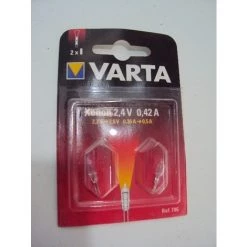 Ampoule Xenon Mini Watt 2.4v 0.42A (Blister De 2) VARTA 706