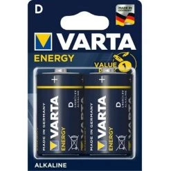 VARTA Pack De 2 Piles Alcalines Energy D -LR20-