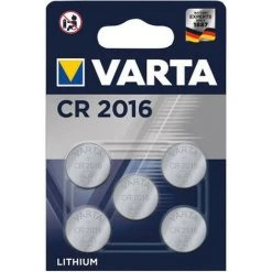 Varta Pile Lithium Professional Electronics, CR2016, 5 Pièces En Blister (06016 101 415)