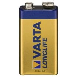 Varta Longlife Extra 9V Bloc - Single-use Battery - Alcaline - 9 V - 1 Pièce(s) - Bleu - Jaune - 9V (04122 101 411)