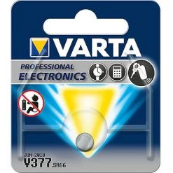 Varta 1x 1.55V V 377 - Single-use Battery - SR66 - Argent-Oxide (S) - 1,55 V - 1 Pièce(s) - 27 MAh (00377 101 401)