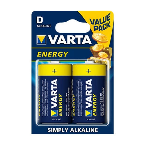 Varta Longlife D - Single-use Battery - D - Alcaline - 1,5 V - 2 Pièce(s) - Bleu - Jaune (04120110412) 1 Varta Longlife D - Single-use Battery - D - Alcaline - 1,5 V - 2 Pièce(s) - Bleu - Jaune (04120110412)