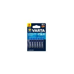 Pile Alcaline LR03 (AAA) Longlife Power 1.5 V - Blister De 6 - 4903/6 - Varta