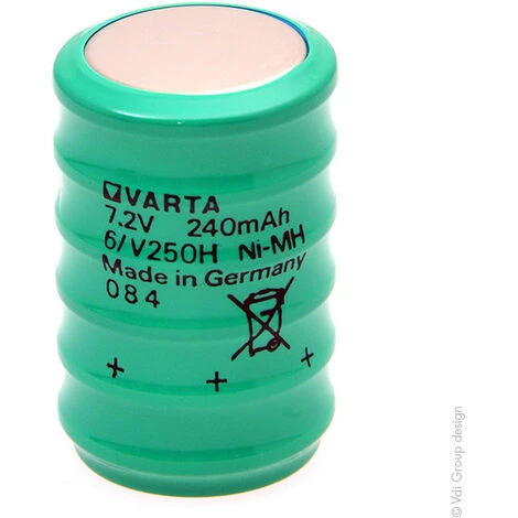Varta - Accus NiMH Ls 6/V250H SK S 7.2V 250mAh 2 Varta - Accus NiMH Ls 6/V250H SK S 7.2V 250mAh – Image 2
