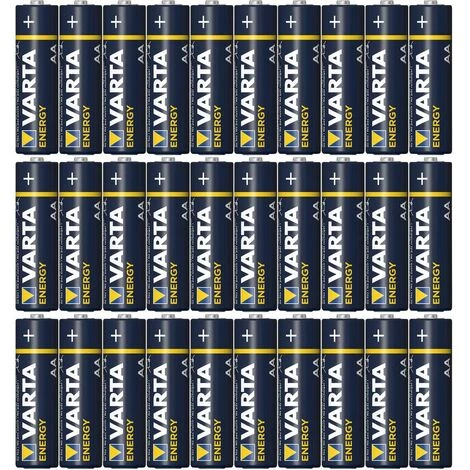 Pile LR6 (AA) Alcaline(s) Varta 4106229630 ENERGY AA Bli 30 1.5 V 30 Pc(s) 1 Pile LR6 (AA) Alcaline(s) Varta 4106229630 ENERGY AA Bli 30 1.5 V 30 Pc(s)