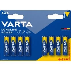 Varta Longlife Power Aaa/Lr03 6+2 - VARTA