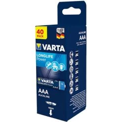 Piles Alcaline AAA Longlife Power Pack 40 Piles 4903121194 Varta