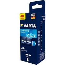 Piles Alcaline AA Longlife Power Pack 40 Piles 4906121194 Varta
