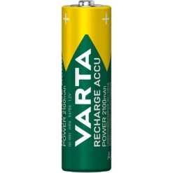 Varta Batterie Rechargeable AA, Ni-MH 2100 MAh, 1,2 V, 1 Pièce (56706 101 111)