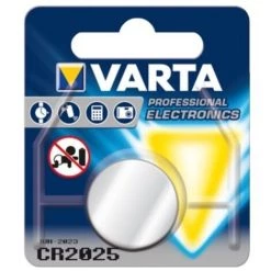 Pile Bouton Lithium CR2025 3V VARTA - VARTA