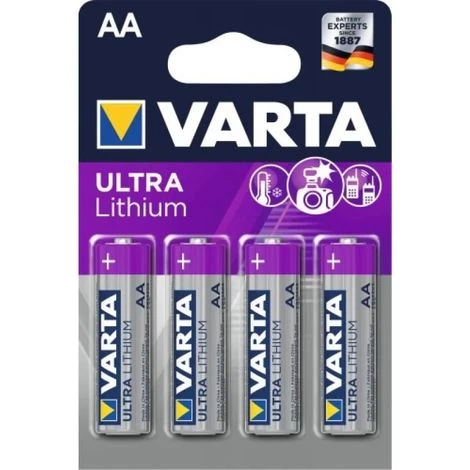 Varta 4 Piles Lithium AA 1,5V 2 Varta 4 Piles Lithium AA 1,5V – Image 2