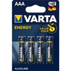 Varta Energy AAA - Batterie à Usage Unique - AAA - Alcaline - 1,5 V - 4 Pièce(s) - 44,5 Mm (04103 229 414)