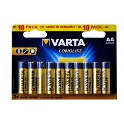 Varta Batterie Longlife AA 10 Stück (04106 101 461)