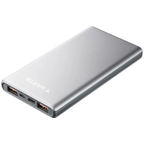 Varta Power Bank Fast Energy 10000 Powerbank (batterie Supplémentaire) 10000 MAh Quick Charge 3.0 LiPo USB-C® Gris 3 Varta Power Bank Fast Energy 10000 Powerbank (batterie Supplémentaire) 10000 MAh Quick Charge 3.0 LiPo USB-C® Gris – Image 3