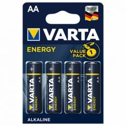4 Piles Alcalines AA LR6 VARTA Energy (x4)