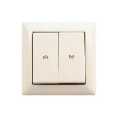 VARTA Interrupteur à Bascule Pour Stores Jung AS 500, Blanc Alpin, AS5905PWW