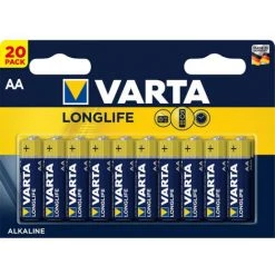VARTA 20 Piles Alcaline LR6-AA (4106101420)