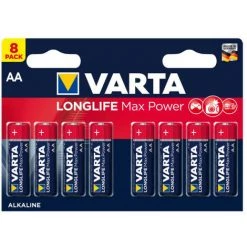 VARTA 8 Piles LR6 AA Longlife Max Power (4706101418)