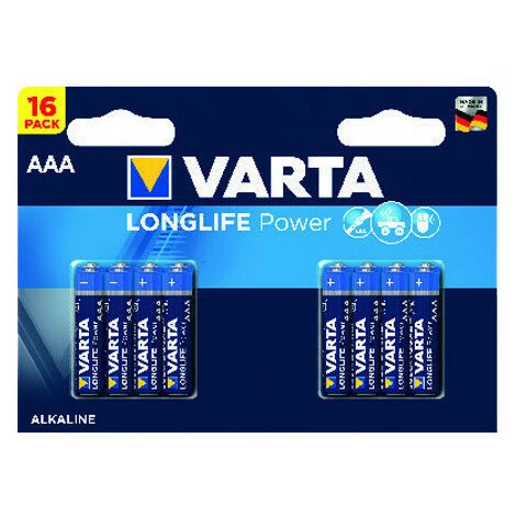 VARTA Pile Alcaline LR03 - AAA Par 16 (4903121416) 1 VARTA Pile Alcaline LR03 - AAA Par 16 (4903121416)
