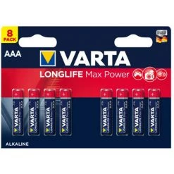 VARTA 8 Piles LR03 AAA Longlife Max Power (4703101418)