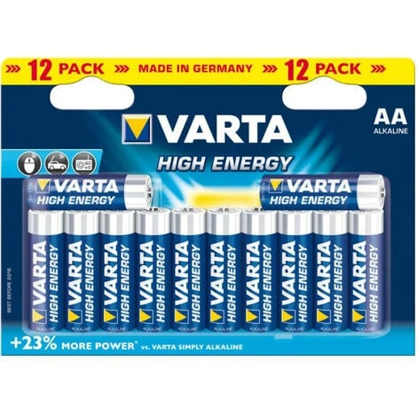 VARTA Pile Alcaline LR6 - AA Par 12 (4906121482) 1 VARTA Pile Alcaline LR6 - AA Par 12 (4906121482)