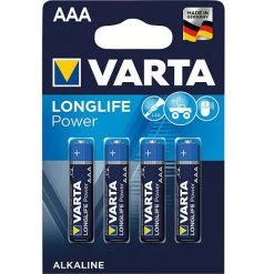 VARTA High Energy Piles V 4903 Blister B4, Micro 1,5V LR03 Emballage 4 Pieces