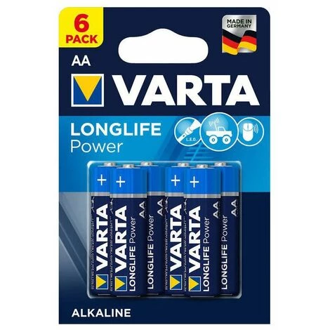 Varta Longlife Power Aa/Lr6 X6 - VARTA 1 Varta Longlife Power Aa/Lr6 X6 - VARTA