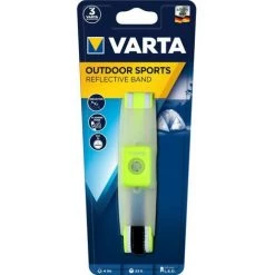 Bande Réfléchissante Avec LED (2 Piles CR2032 Incl) 2 Modes Pour Activité Sportive VARTA 16620101401