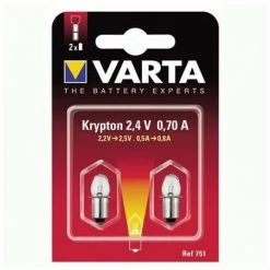 Varta 00751 Lot De 2 Ampoules Pour Lampe Torche