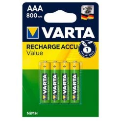4 Piles LR03 VARTA AAA Rechargeables 800mAh