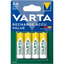 Pile Varta Rechargeable Accu Aa - Lr06 2100ma (emballage 4 Unit) ø14,5x50,5mm