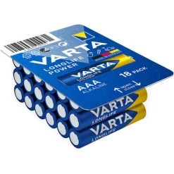 Pile Varta High Energy Aaa - Lr03 Boite 18 Unit ø10,5x44,5mm