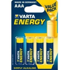 Pile Alcaline Lr03 Aaa 1,5V Varta 4 Pz 04103229414