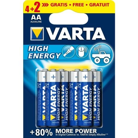 Pile Alcaline Lr06 Aa Longlife Power Varta 1,5V 6 Pcs 2 Pile Alcaline Lr06 Aa Longlife Power Varta 1,5V 6 Pcs – Image 2