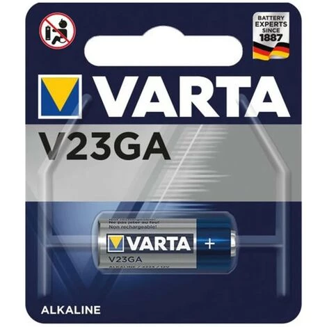 Pile Alcaline Varta V 23 GA 12V 52MAH MN21 04223101401 1 Pile Alcaline Varta V 23 GA 12V 52MAH MN21 04223101401