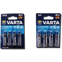 Lot De 10 Blisters De 4 Piles LR3 + 10 Blisters De 4 Piles LR6 - VARTA High Energy/Long Life - Alcaline - 1.5V