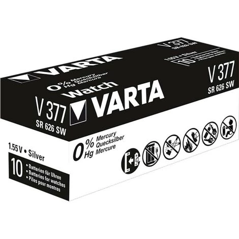 VARTA Pile Silver-Oxide SR66 1.55 V 27 MAh 1-Pack 4 VARTA Pile Silver-Oxide SR66 1.55 V 27 MAh 1-Pack – Image 4