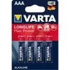 VARTA Pile Alcaline AAA 1.5 V Max Tech 4-Blister