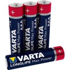 VARTA Pile Alcaline AAA 1.5 V Max Tech 4-Blister -France VARTA Soldes Boutique 5140577 3