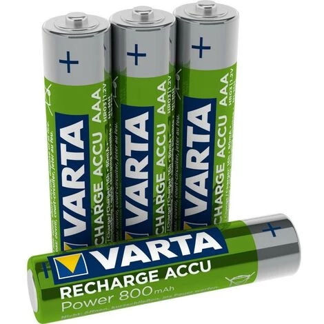 VARTA Batterie Rechargeable NiMH AAA 1.2 V 800 MAh 4-Blister 3 VARTA Batterie Rechargeable NiMH AAA 1.2 V 800 MAh 4-Blister – Image 3