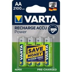 VARTA Batterie Rechargeable NiMH AA 1.2 V 2100 MAh 4-Blister