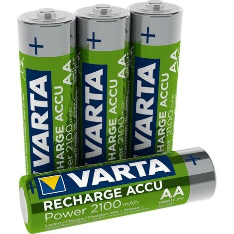 VARTA Batterie Rechargeable NiMH AA 1.2 V 2100 MAh 4-Blister 3 VARTA Batterie Rechargeable NiMH AA 1.2 V 2100 MAh 4-Blister – Image 3