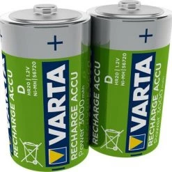 VARTA Batterie Rechargeable NiMH C 1.2 V 3000 MAh 2-Blister -France VARTA Soldes Boutique 5140586 3