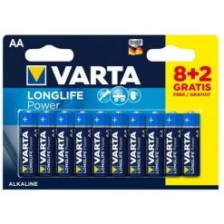 Varta VARTA Piles Alcalines LR6 / AA 8 + 2 Offertes (04906 121 410)