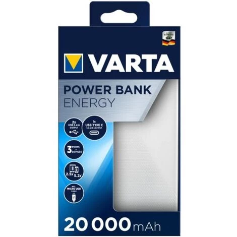 VARTA Batterie Rechargeable Power Bank Energy 10000 MAh 2 VARTA Batterie Rechargeable Power Bank Energy 10000 MAh – Image 2