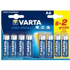 Varta Alcaline LR6/AA Promopack 6 + 2 Pcs (04906 121 428)