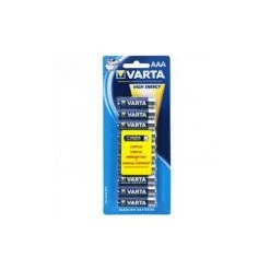 Varta High Energy AAA - 10 Pcs - Single-use Battery - AAA - Alcaline - 1,5 V - 10 Pièce(s) - Bleu - Argent (04903 121 461)